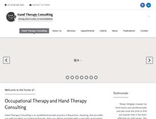 Tablet Screenshot of handconsult.com